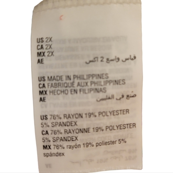 CORE KNITS COCONUT RAINBOW STRIPED LIGHTWEIGHT SWEATER•2X NWT - Picture 9 of 14